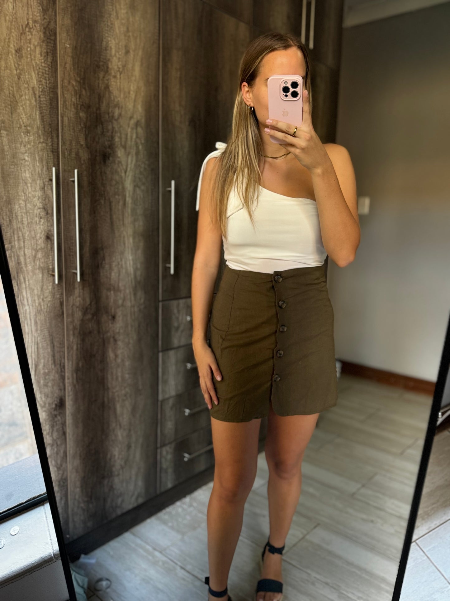 Cotton on green skirt (DDD)