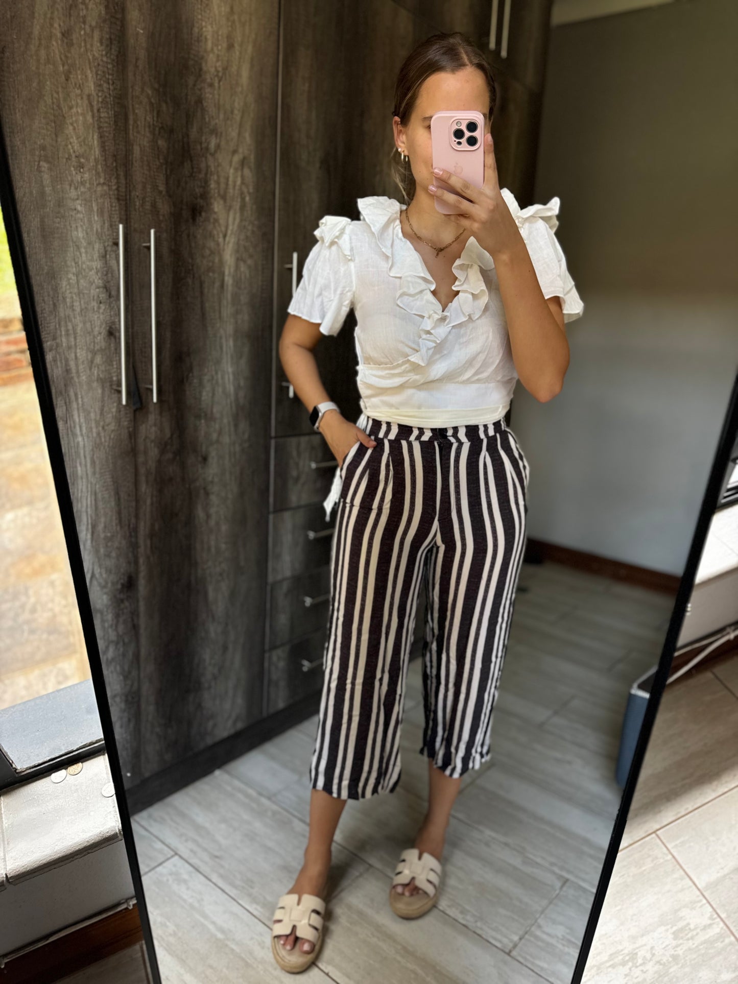 H&M striped pants (ZZ)