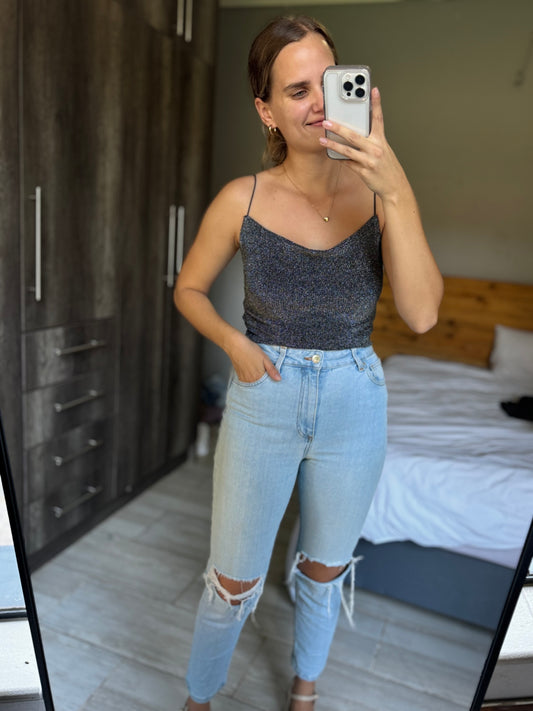 H&M glitter top (CC)