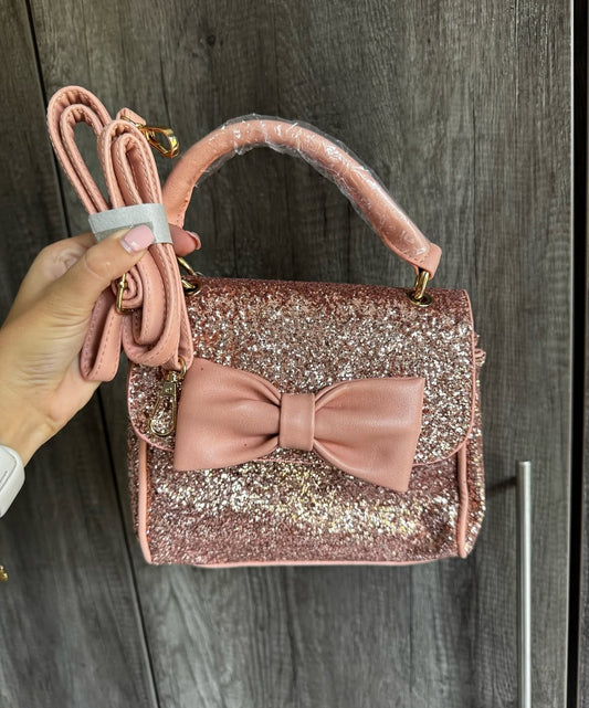 Brand New pink glitter bag (G)