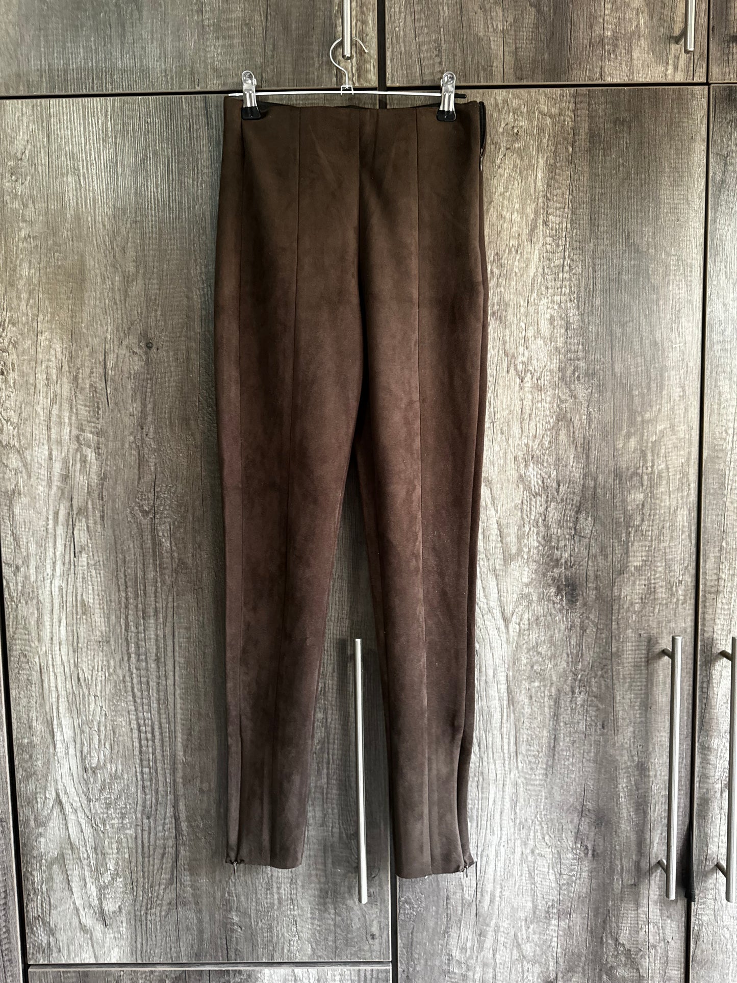 ZARA brown suede pants (BBB)