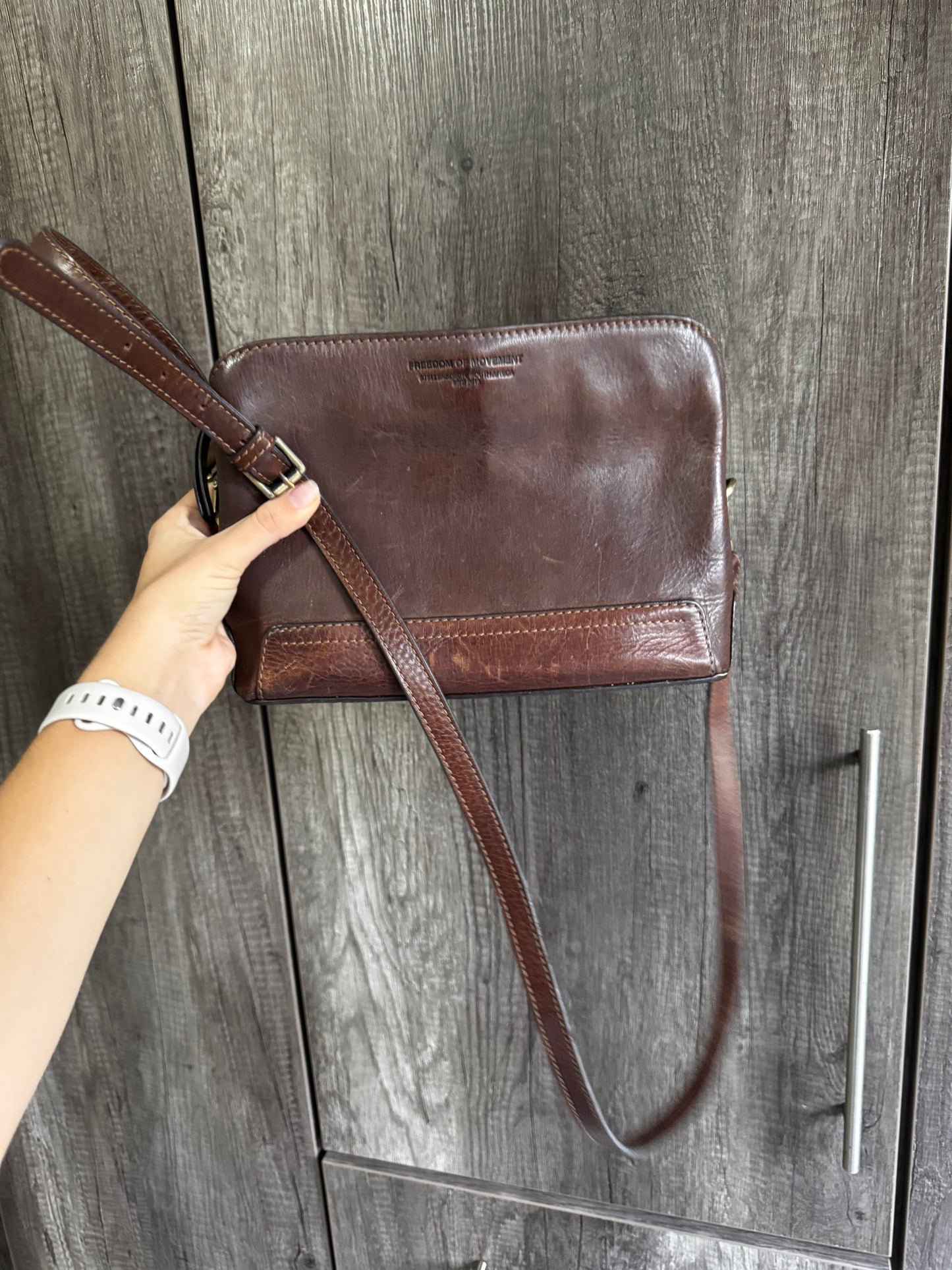 FREEDOM OF MOVEMENT geniune leather handbag