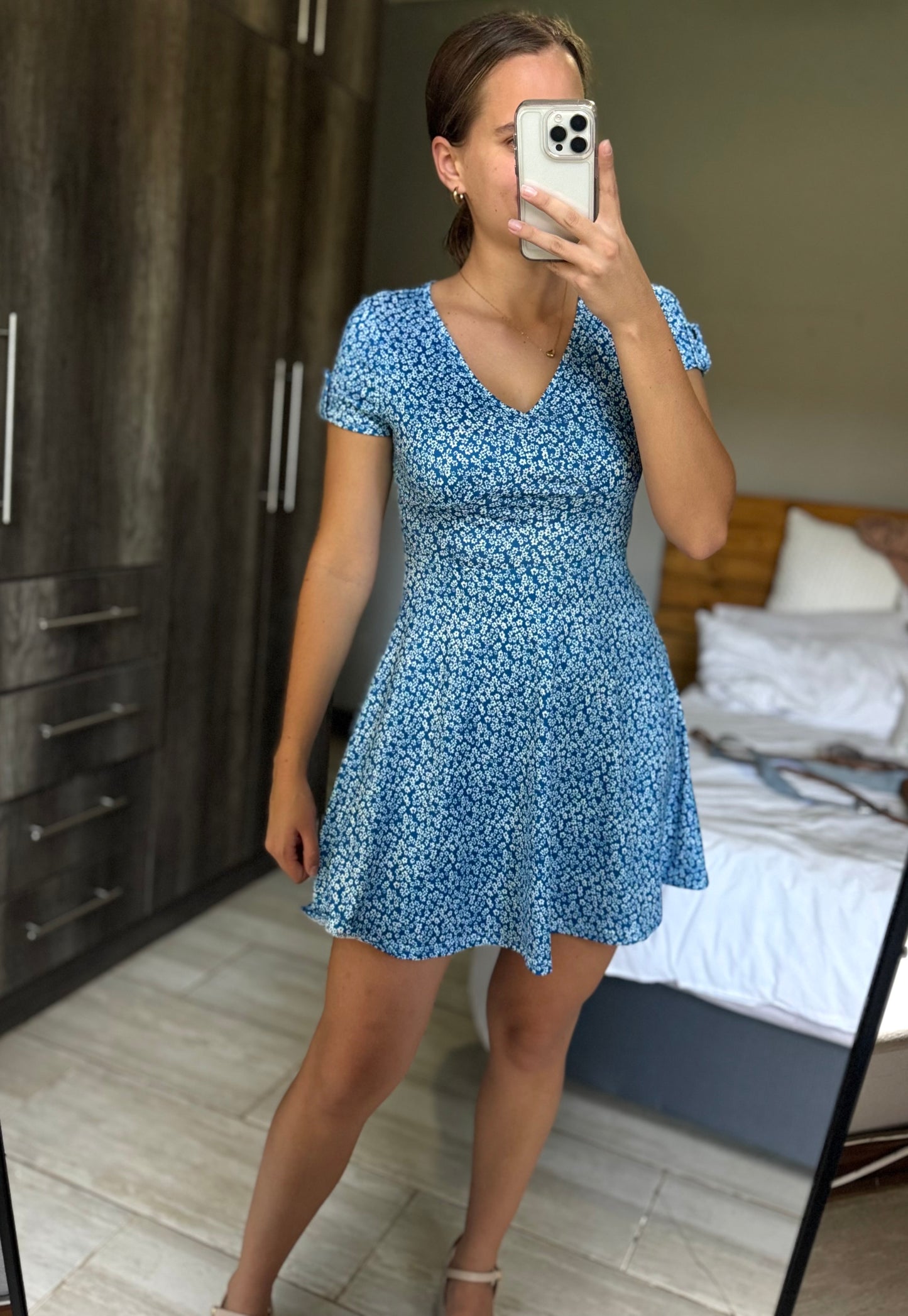 Blue floral dress (TTT)