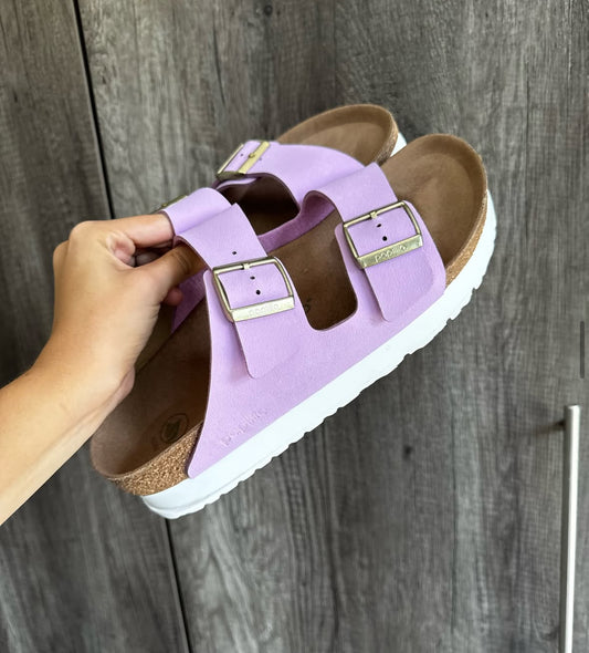 BRAND NEW lilac papilla BIRKENSTOCKS