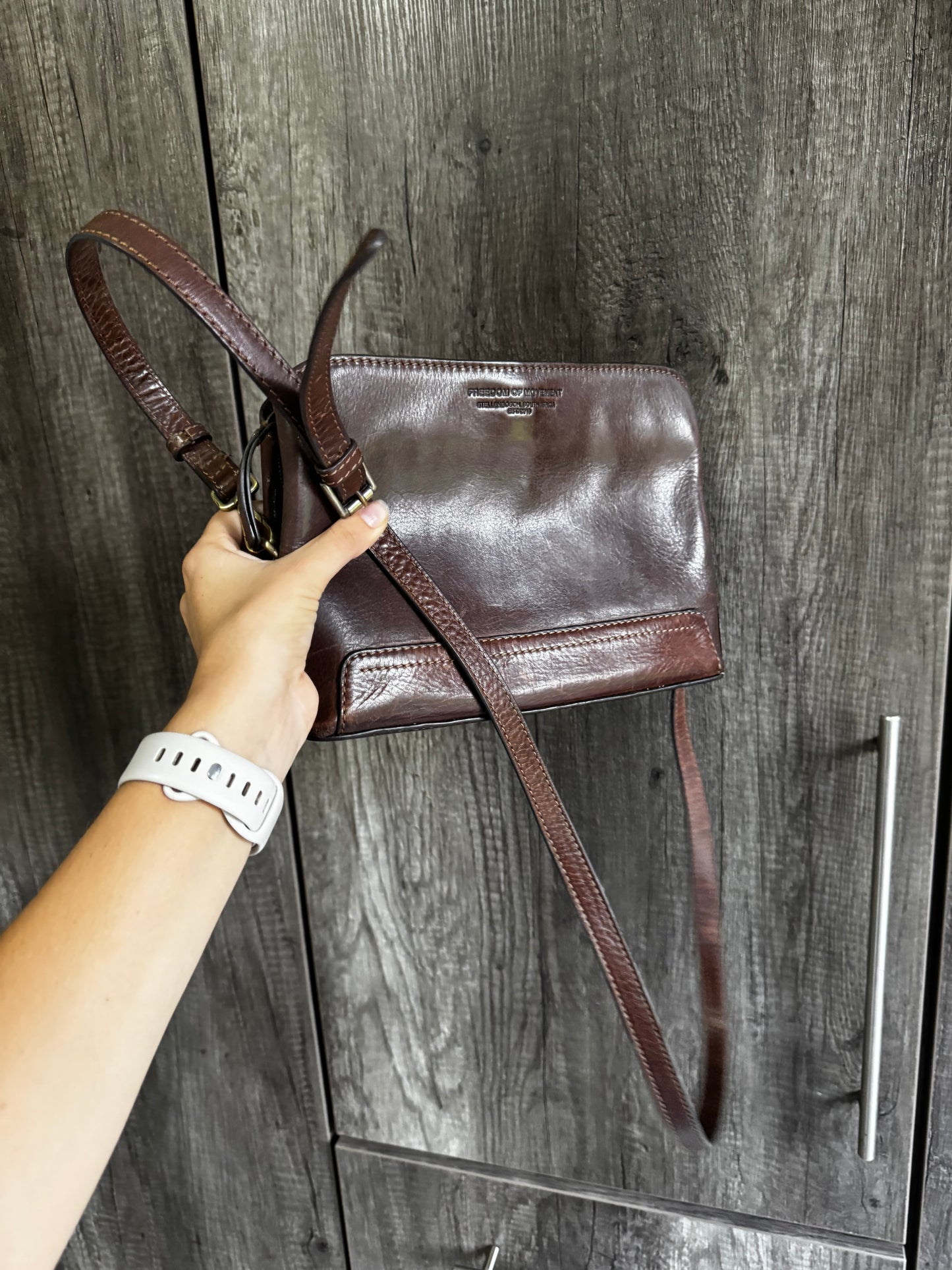 FREEDOM OF MOVEMENT geniune leather handbag