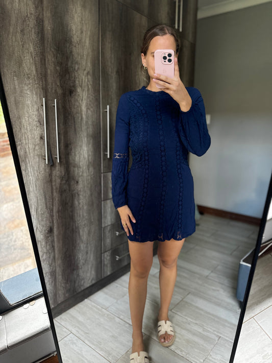 Woolworths navy dress (ZZ)